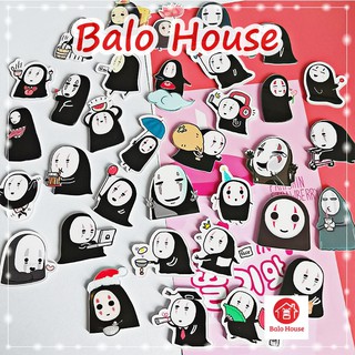 Sticker cài cặp, balo, túi áo nhiều mẫu xinh xắn Vô diện - BALO HOUSE