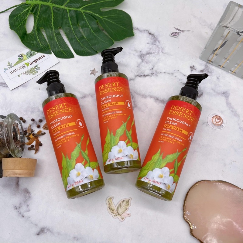Sữa rửa mặt Desert Essence Thoroughly Clean Face Wash 250ml
