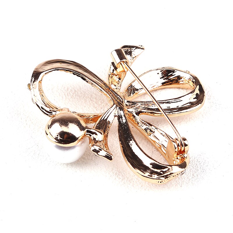 Ghim Cài Áo Hình Hoa Đính Ngọc Trai Nhân Tạo Thời Trang Cho Nữ