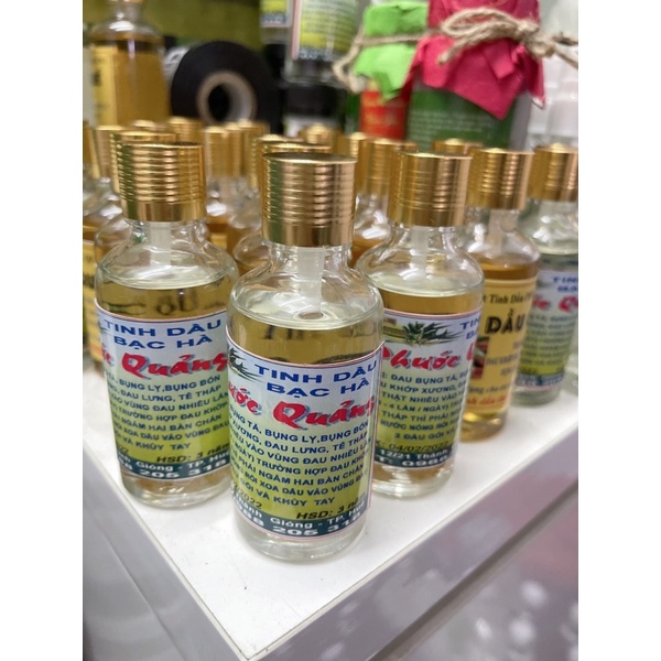 Tinh dầu bạc hà phước quảng 1 lọ 50ml nguyên chất bôi và xông đèn