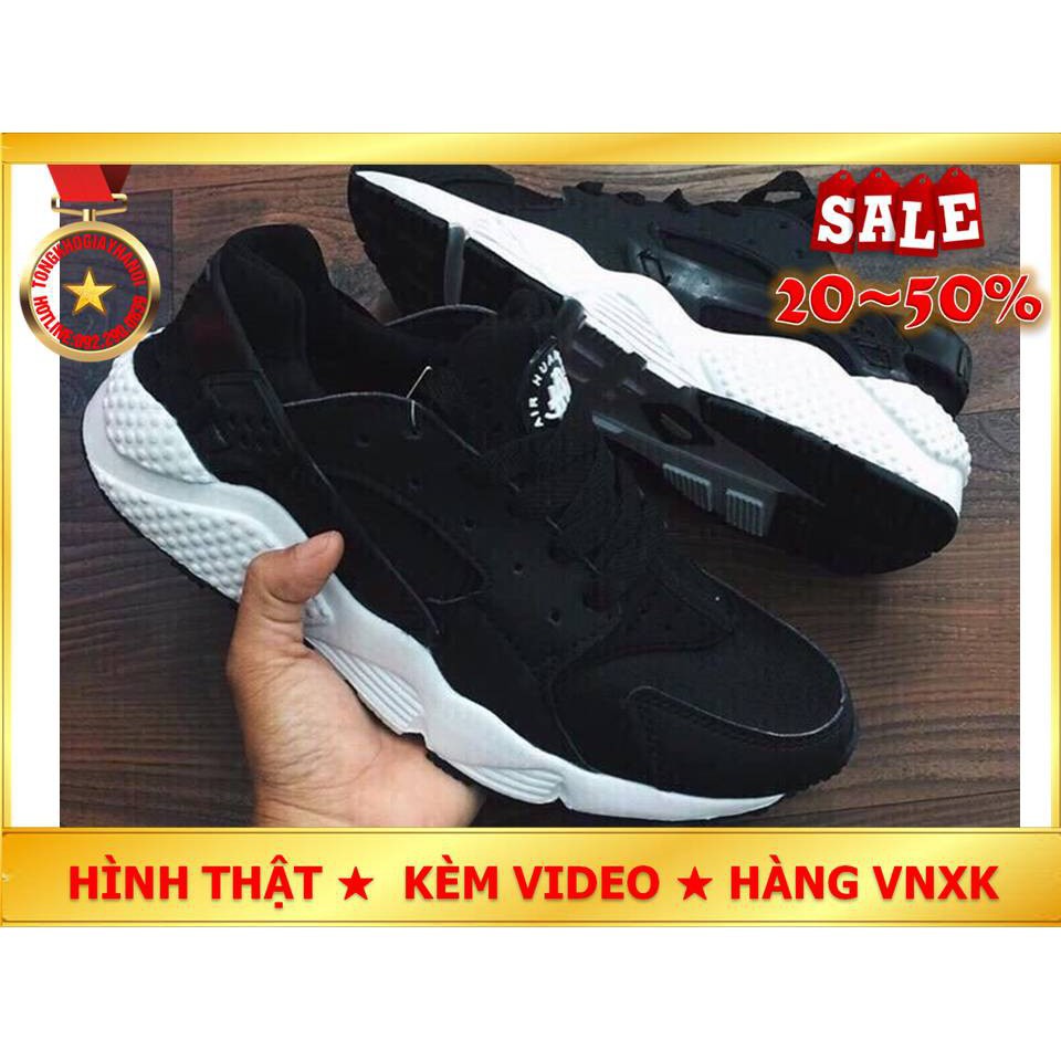 Giày Nice Huarache Đen Trắng