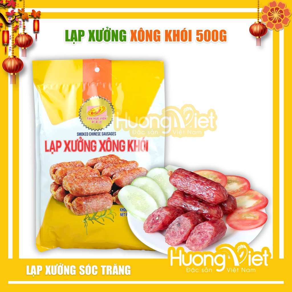 Đặc sản lạp xưởng Sóc Trăng Tân Huê Viên chính hãng hương vị gia truyền thơm ngon đậm đà vị Mai Quế Lộ