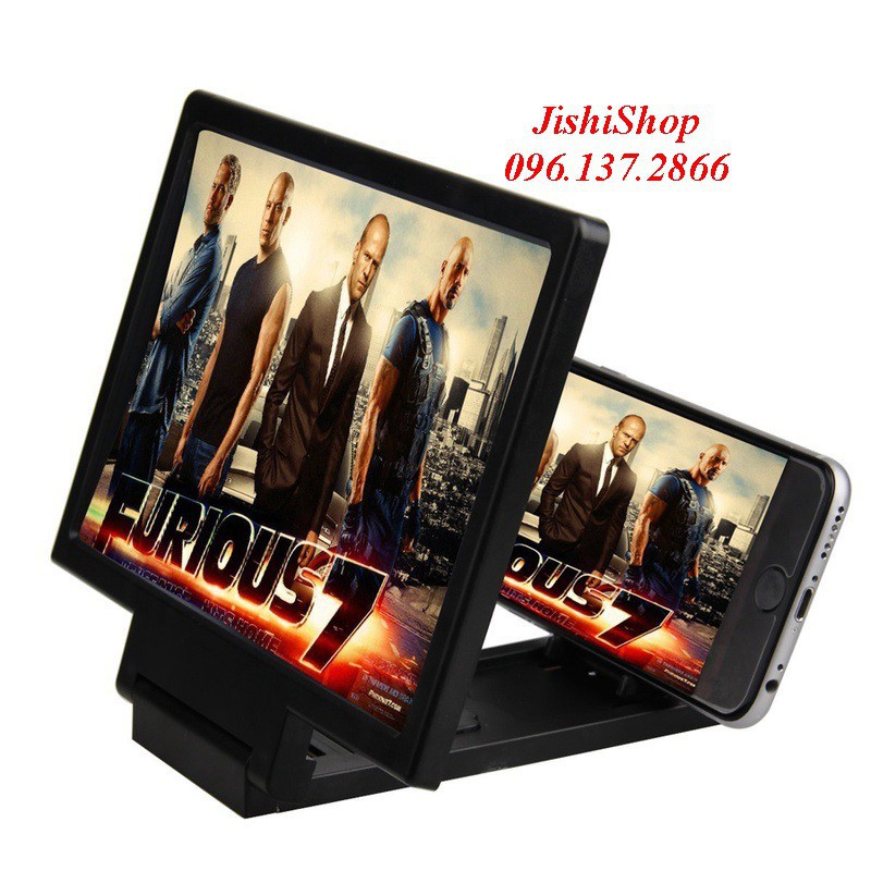 ( GIÁ SỈ )MÀU ĐEN -  Kính phóng to màn hình điện thoại 3D |shopee. Vn\Shopgiayred