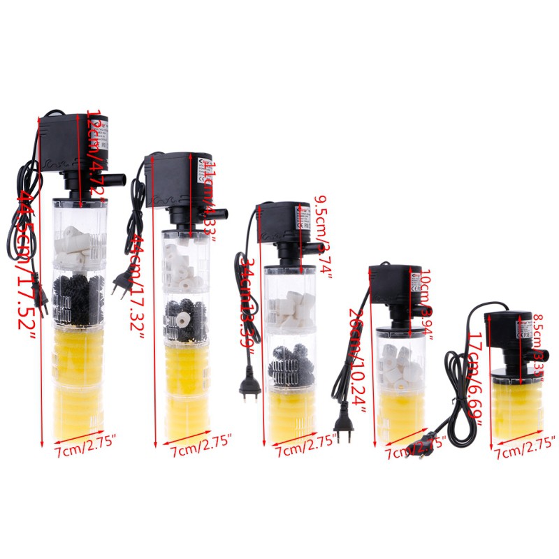 Máy bơm lọc nước 3 trong 1 chất lượng cao cho hồ nuôi cá