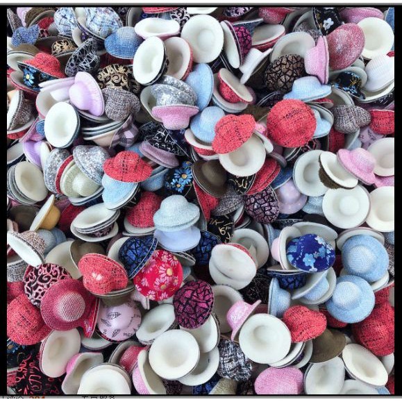 (p143-24) 5 cái mũ nhỏ làm trang trí thủ công đường kính 5,4cm