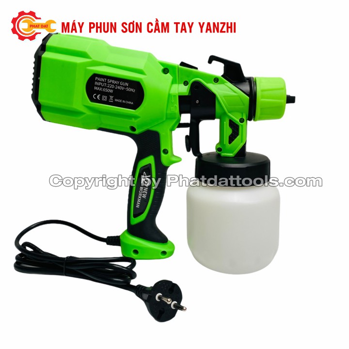 Máy phun sơn cầm tay YANZHI YZ-4000-Công suất 650W-Tặng kèm đầu bép phun thay thế-Bảo hành 6 tháng