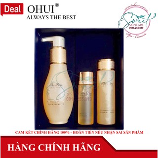 Set Sữa Rửa Mặt OHui The First cao cấp chứa tinh chất vàng The First Tái Sinh - MS96 O Hui