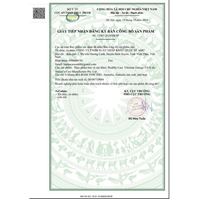 Viên Uống Omega 3-6-9 Healthy Care 200 viên chuẩn Úc