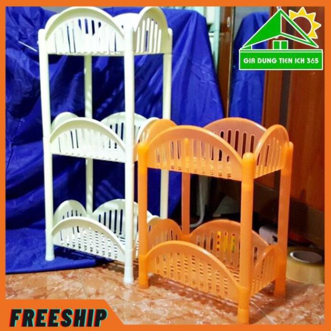 Kệ để đồ đa năng 2 tầng, 3 tầng nhựa Việt Nhật - Kệ để đồ nhà tắm