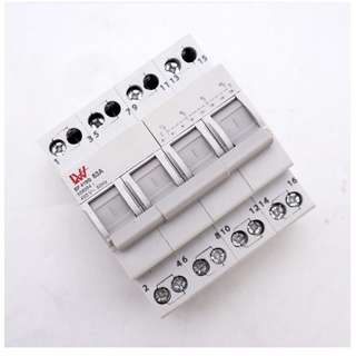 Cầu dao, aptomat đảo chiều nguồn điện 3 pha 4p 63a/380v
