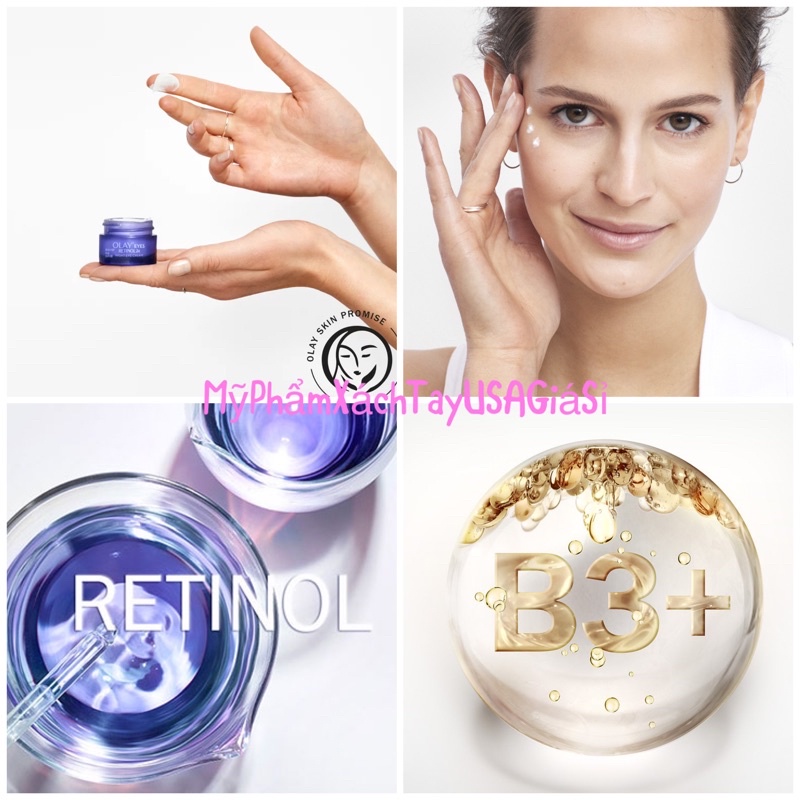 Kem dưỡng mắt chống lão hóa Olay Regenerist Retinol 24 Night Eye Cream 15ml