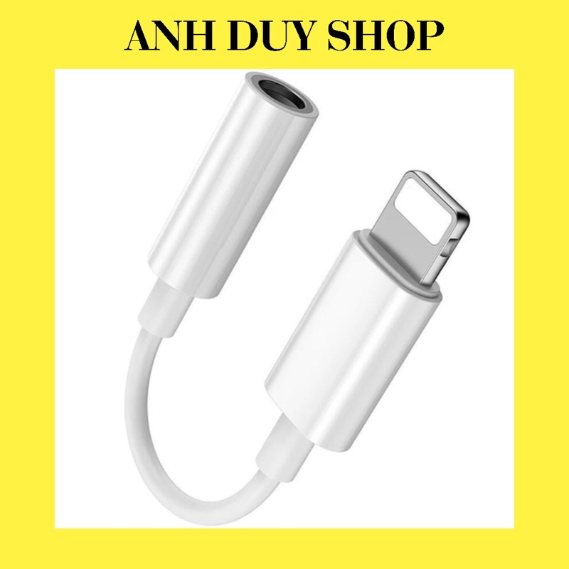Dây jack chuyển đổi tai nghe Lightning sang jack 3.5mm có hỗ trợ micro cho IOS 10.2 (trên/dưới)