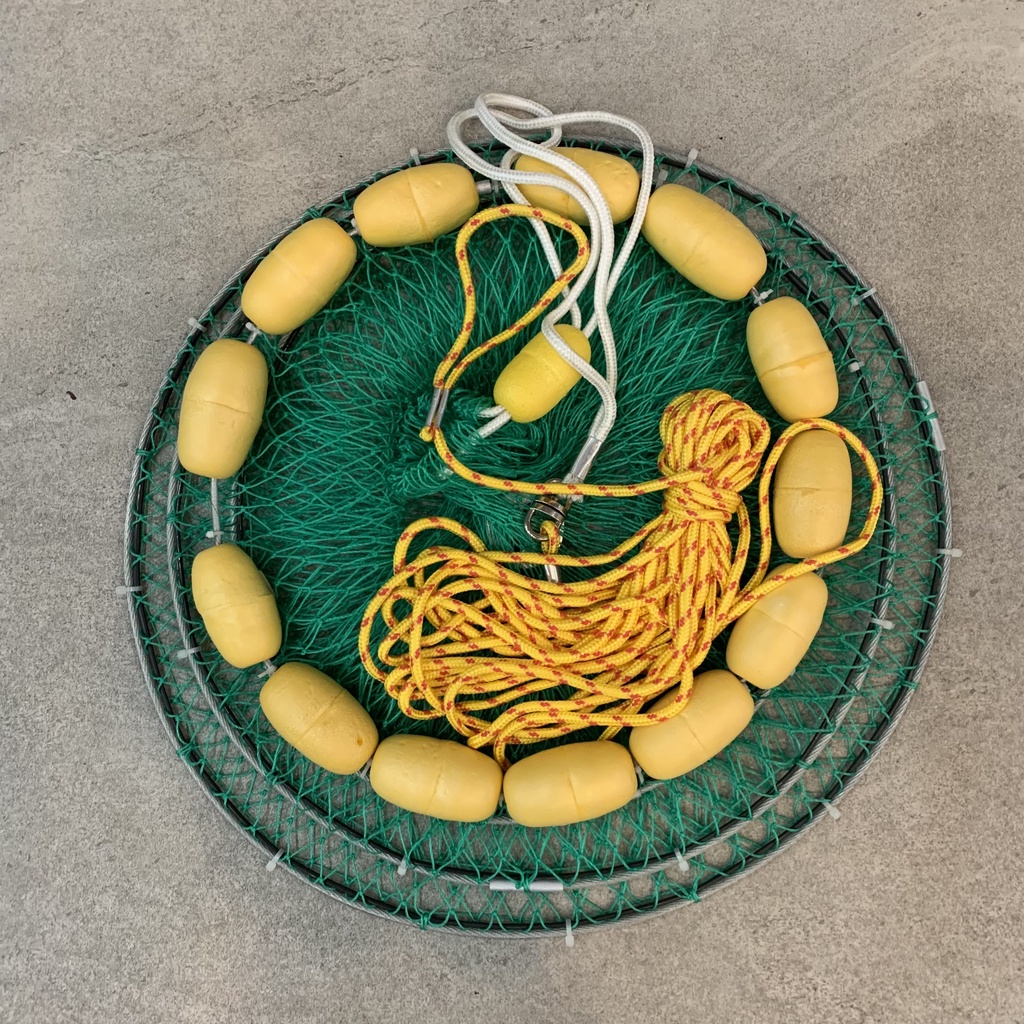 Giọ cá 14 phao vàng khung cáp siêu chắc chắn 155k