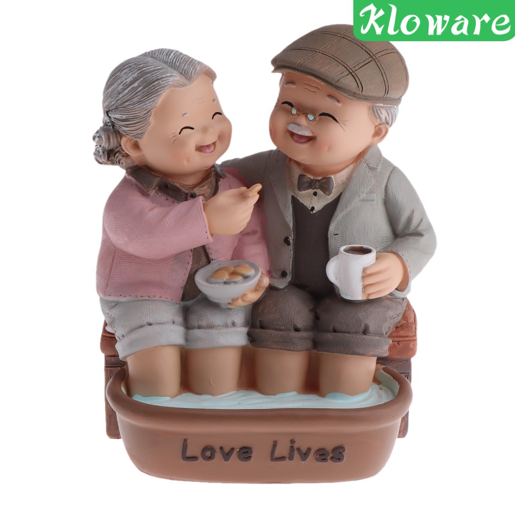 [Kloware] Tượng Cặp Đôi Lãng Mạn Thu Nhỏ Trang Trí Tiểu Cảnh Bonsai Cổ T