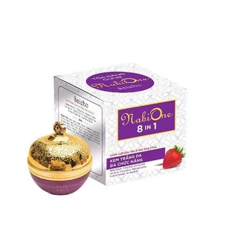 Kem Trắng Da Đa Chức Năng 8 in 1 NaBiOne 30g