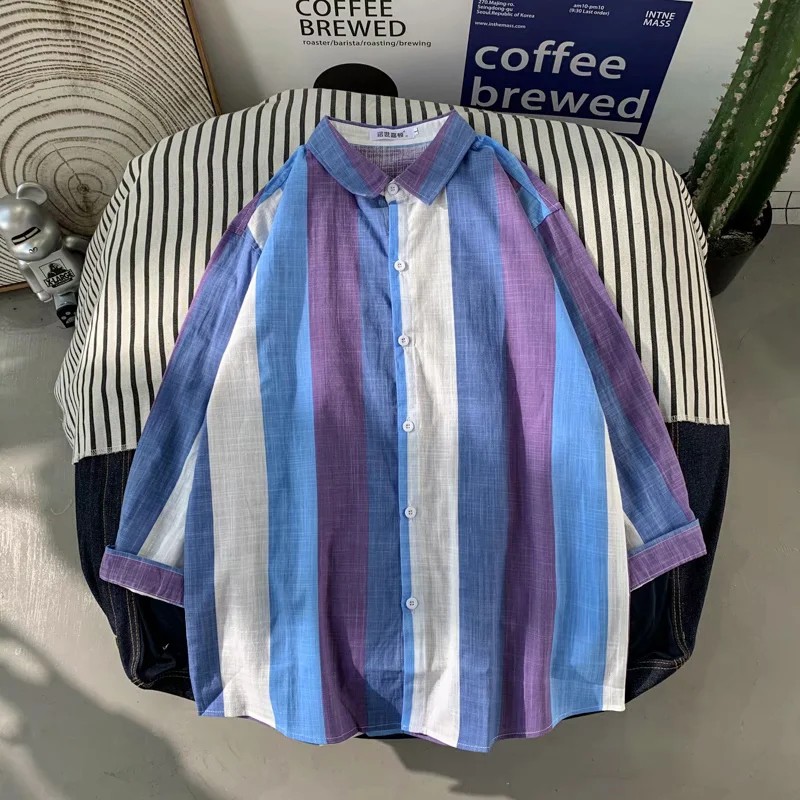 Áo Sơ Mi Tay Dài Phong Cách Âu Mỹ Thời Trang Cho Nam Giới Size M-5Xl | BigBuy360 - bigbuy360.vn