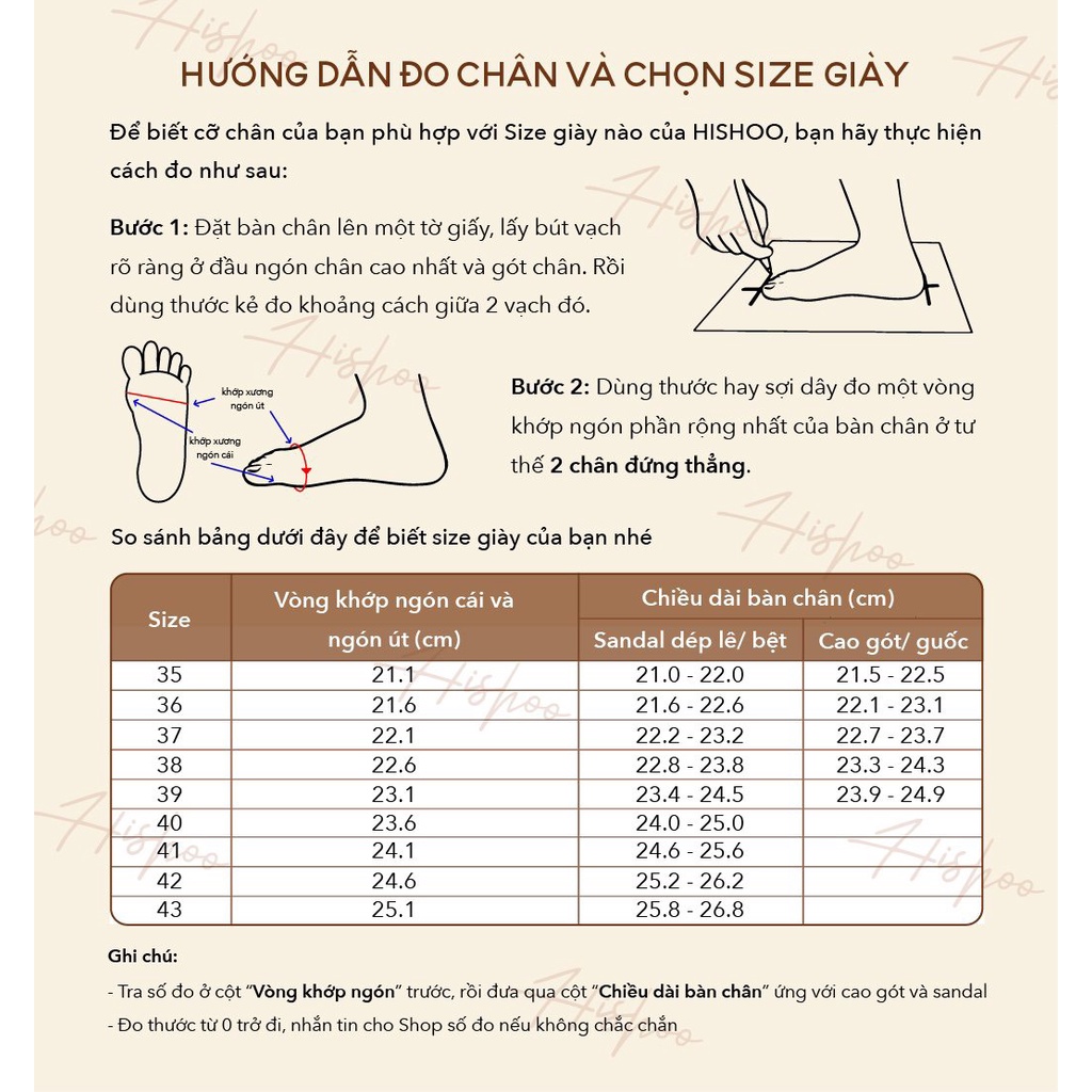 Dép nữ thấp đi biển quai ngang xỏ ngón đế bệt dây mảnh 1cm cao cấp chính hãng Hishoo có Bigsize S071