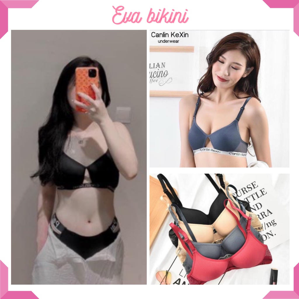 Áo lót không gọng đệm bàn tay thông hơi nâng ngực Canlin Kexin ck106 EVA