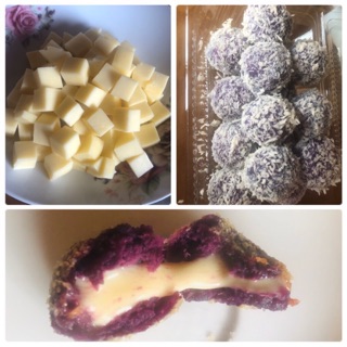 Khoai lang tím nhân phô mai pháp 400g/15 viên