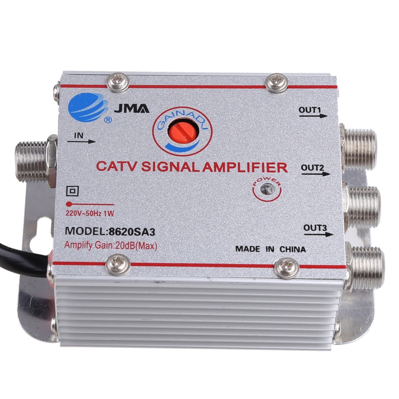 Ăng Ten Khuếch Đại Tín Hiệu 3 Chiều 1Input 20DB 3 Chiều Cho TV
