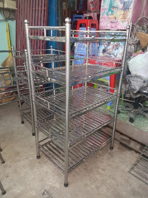 Kệ chén thẻ 5 tầng 50×80cm