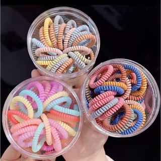 Dây cột tóc lò xo Size bé mini màu  ( 5 sợi)