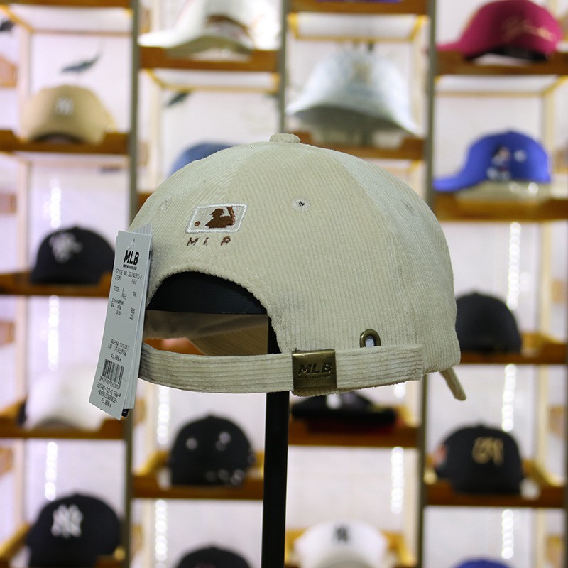 Mũ lưỡi trai NY Boston nhung tăm nhiều màu