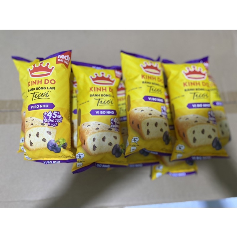 COMBO 10 CÁI BÁNH BÔNG LAN VỊ BƠ NHO KINH ĐÔ HSD:10-13 NGÀY