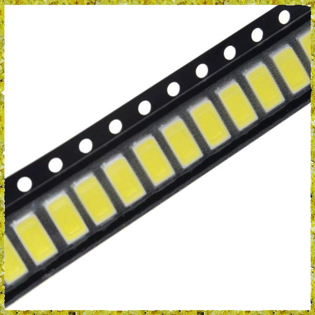 Bộ 100 đèn LED trắng 5730 5W-150Ma 50-55lm 6500K dán tường
