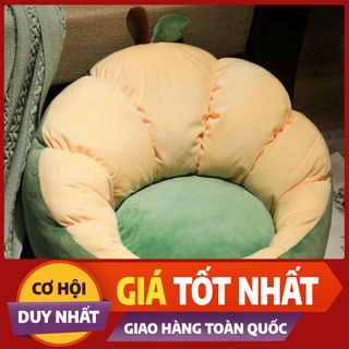 Ghế lười tựa lưng đệm bông hình hoa quả nhiều mẫu mới kích thước 55x60cm #chăn ga, gối, đệm
