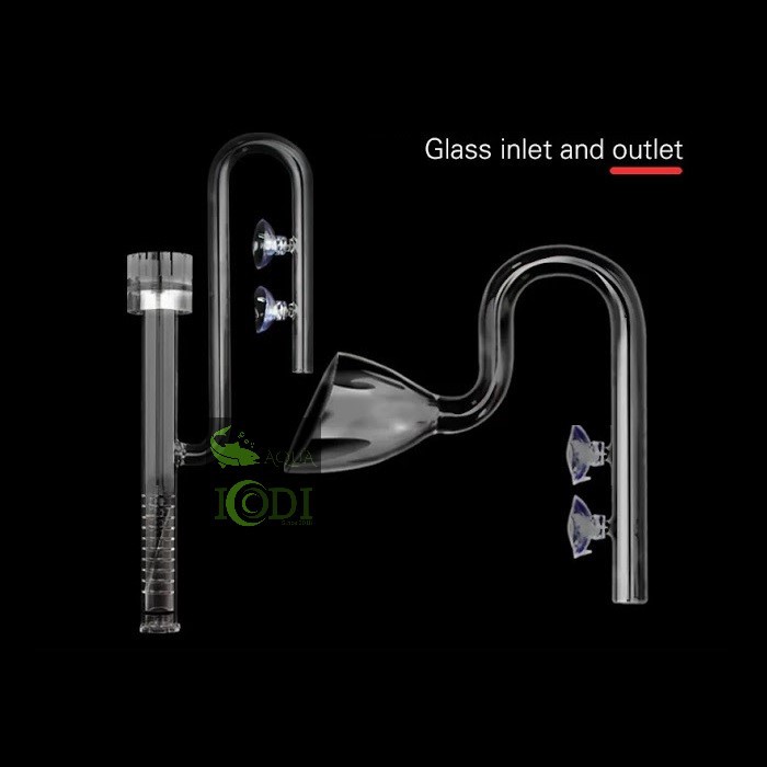 In/Out Thủy Tinh Kèm Lọc Váng Cho Bể Cá