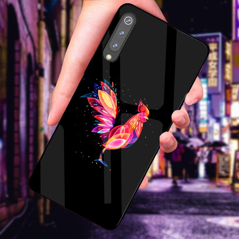 Ốp Xiaomi Mi 9, Mi 9 SE , Mi 9 Pro , Mi 9 Lite mặt lưng ép kính chống bể