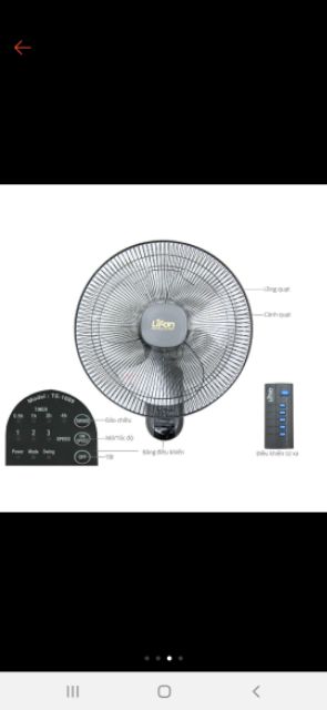 Điều khiển QUẠT Lif-an(Hàng Chính Hãng Mới 100%)