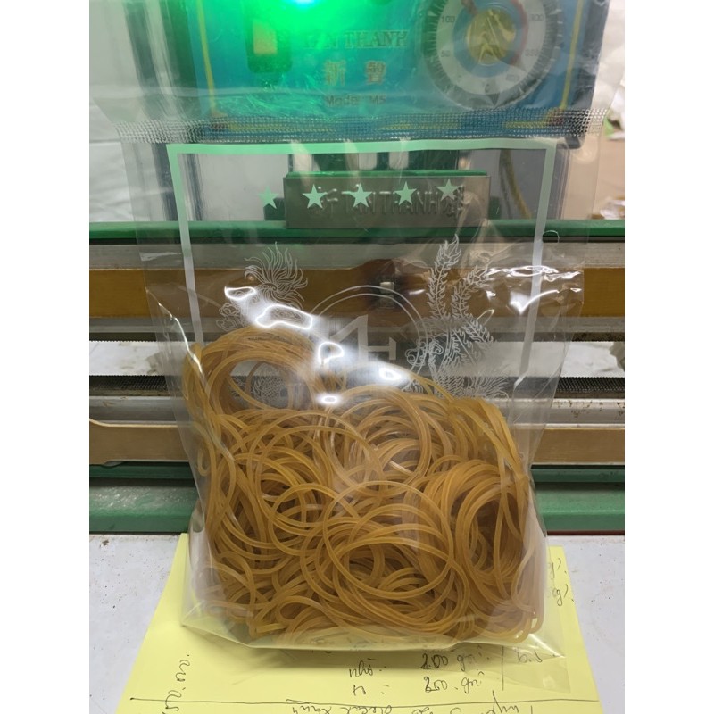 Sỉ Chun nịt buộc tiền 100g - chun vòng To-nhỡ-nhỏ