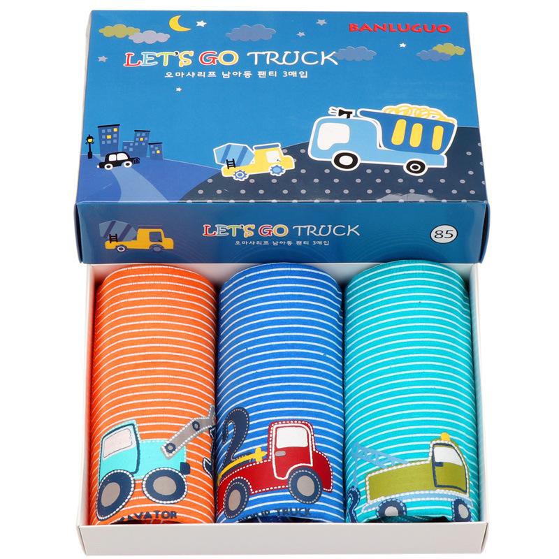 Quần Lót Boxer Cho Bé (372122) - 3 Hàng Nhập Khẩu Let 's Go Truck