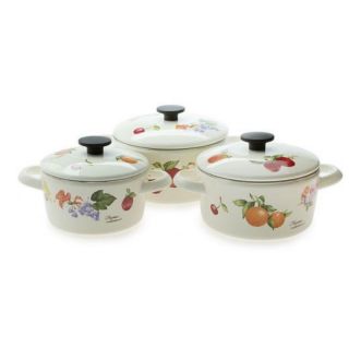 Bộ nồi tráng men fujihoro 3 nồi frv-3 nhập khẩu thái lan