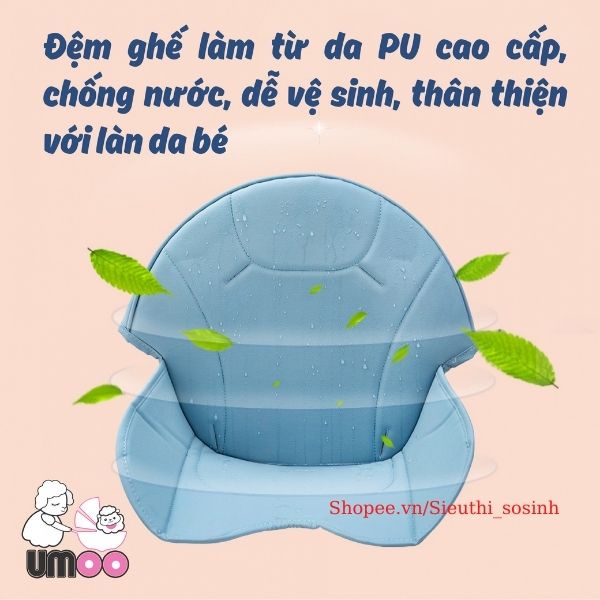 Ghế Ăn Dặm Đa Năng Umoo Bản Cao Cấp