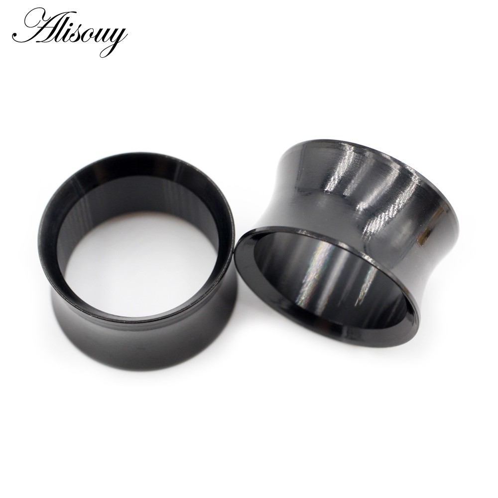 Alisouy Set 2 Khuyên Nong Tai Bằng Thép Không Gỉ Cá Tính