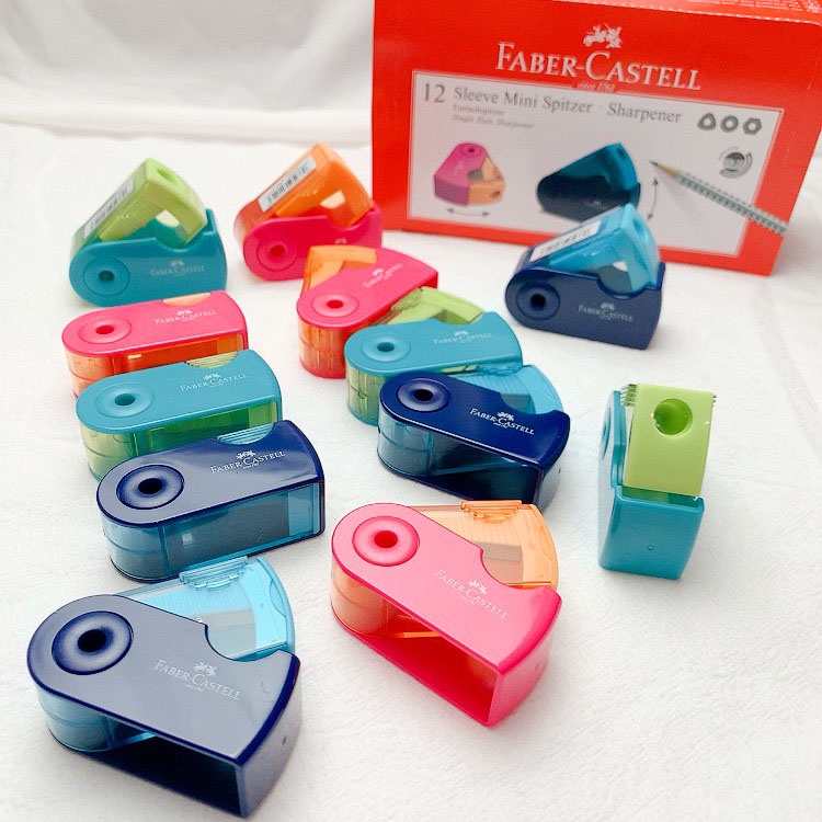 Gọt Bút Chì Faber Castell- Dụng Cụ Chuốt chì Cao Cấp Chính Hãng Faber Castell SLEEVE Mini Spitzer