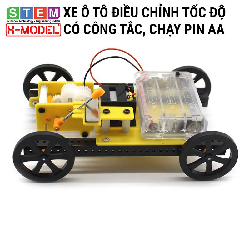 Đồ chơi, thông minh sáng tạo STEM Xe ô tô 4 bánh điều chỉnh động cơ bánh xe X-MODEL ST34 cho bé [Giáo dục STEM, STEAM]