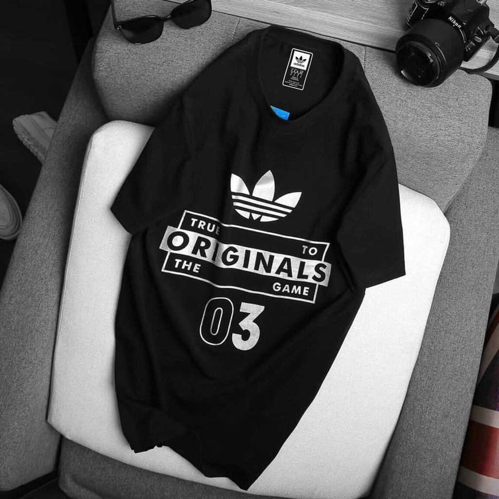 Áo phông Adidas phản quang chất liệu cotton, áo thun Unisex thời trang