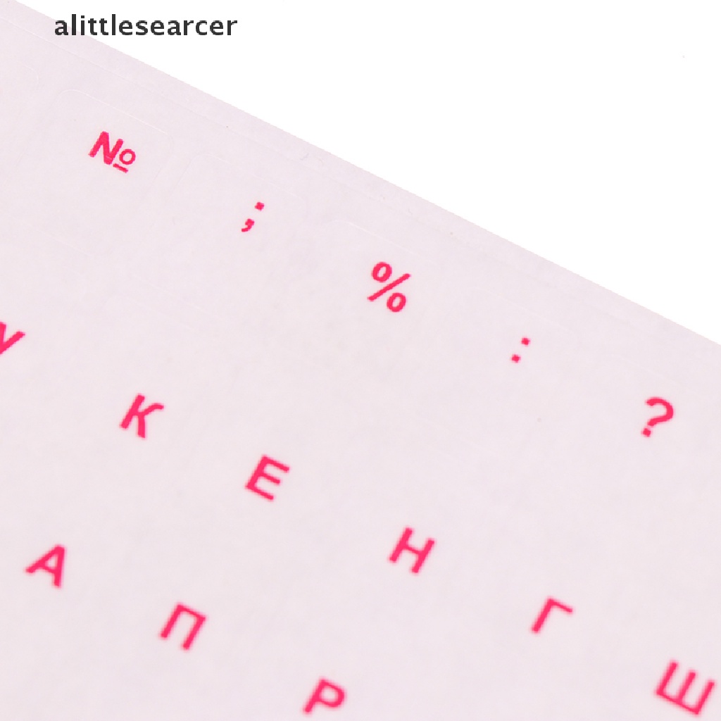【ER】 Clear Russian sticker Film Language Letter Keyboard Cover for Notebook .