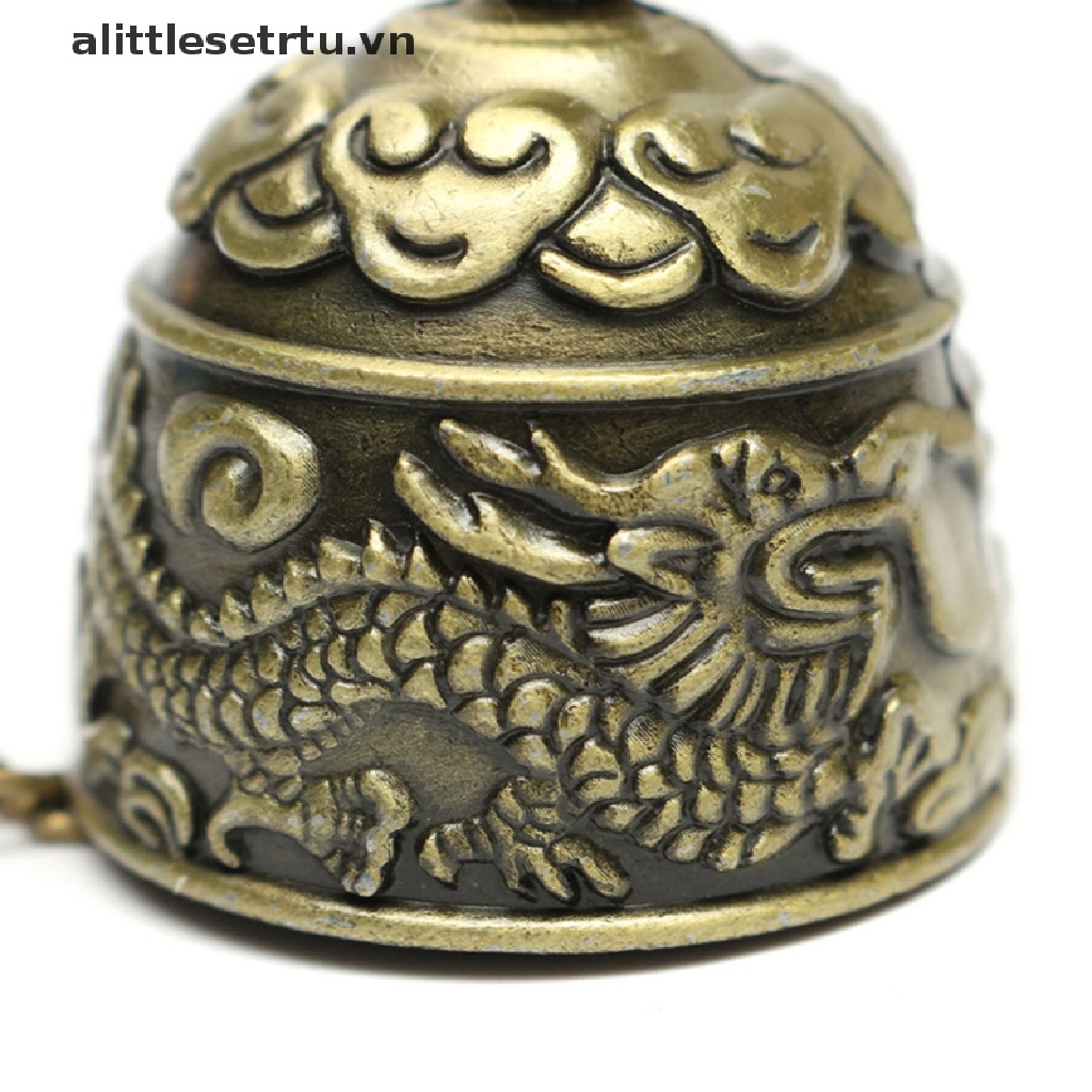 Chuông Gió Bằng Đồng Khắc Họa Tiết Treo Trang Trí Nhà Cửa / Sân Vườn