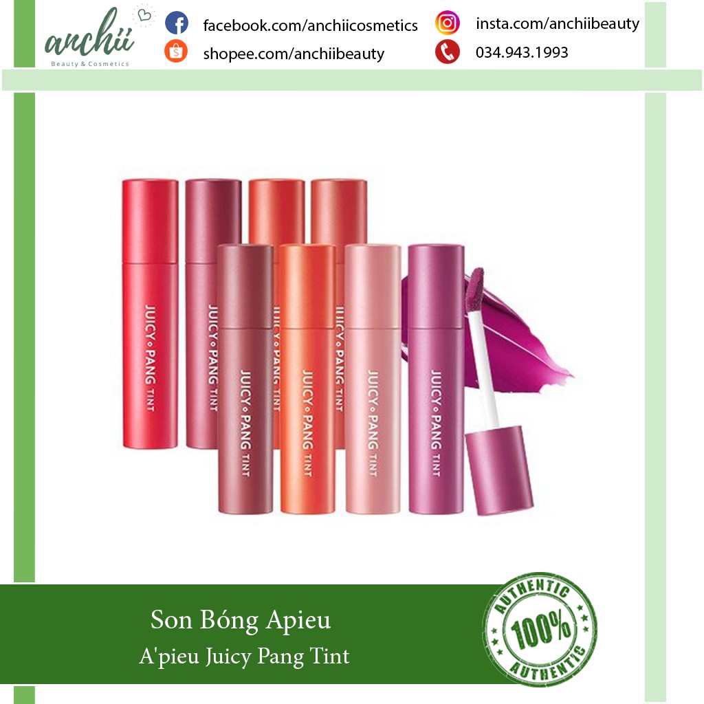 [TOP 1 UY TÍN] Son Bóng Apieu Juicy Pang Tint