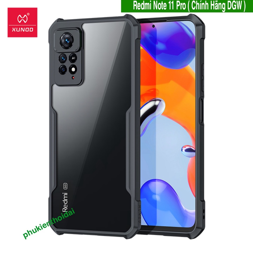 Ốp lưng Redmi Note 9s / Note 11 Pro / Note 12 Pro 5G / Note 8 Pro / Note 12  / Note 10 Xundd chống sốc 2 mét chống