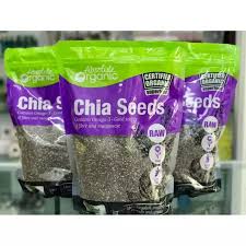 Hạt Chia Úc Tím- nhập khẩu- Organic Chia Seeds [Bịch 1kg] -DATE 2023- GIẢM CÂN