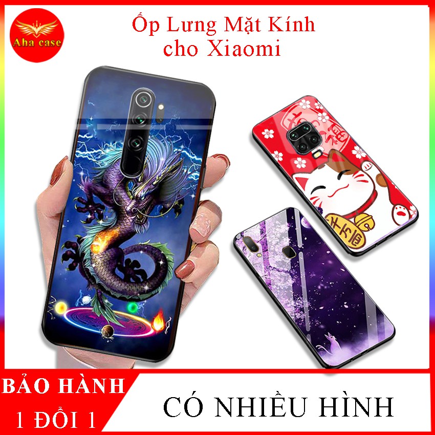 Ốp Xiaomi - Ốp lưng mặt kính 3D thế hệ mới dành cho redmi note 7, note 7 pro, note 8, note 8 pro,note 9s,mi 8, mi 8 lite