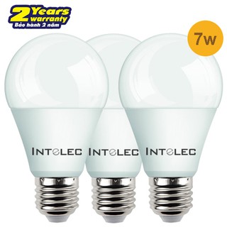 Bộ 3 bóng đèn led búp intelec 7w