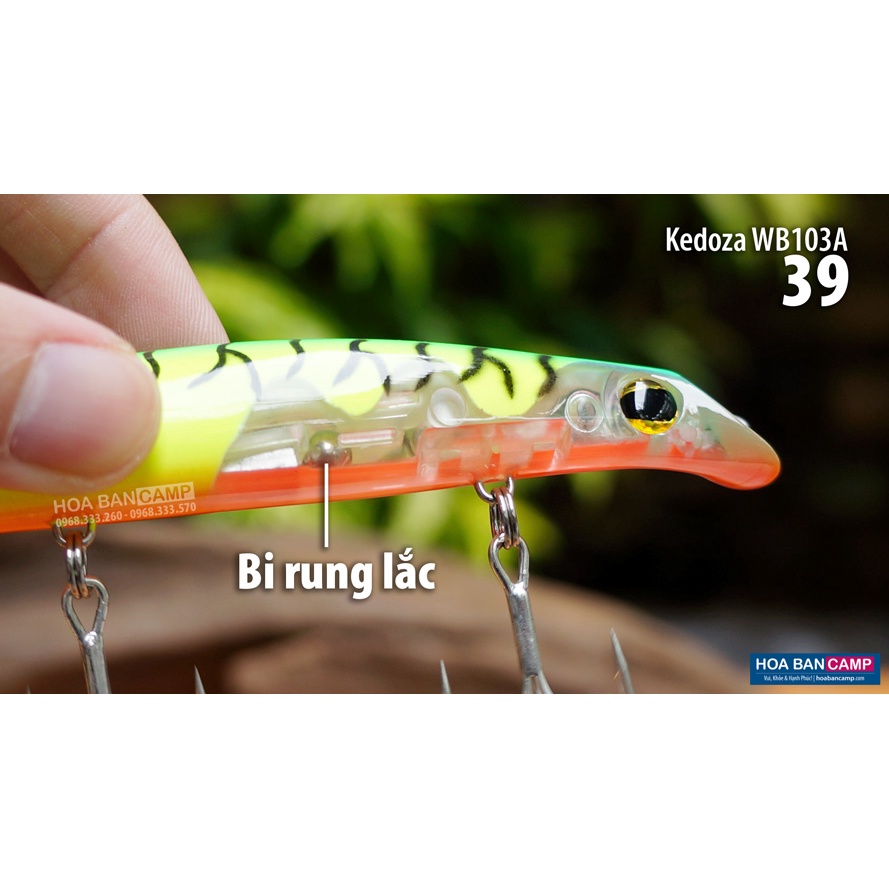 Mồi Lure Megabarra Kedoza WB103A | 15.3g - 120mm