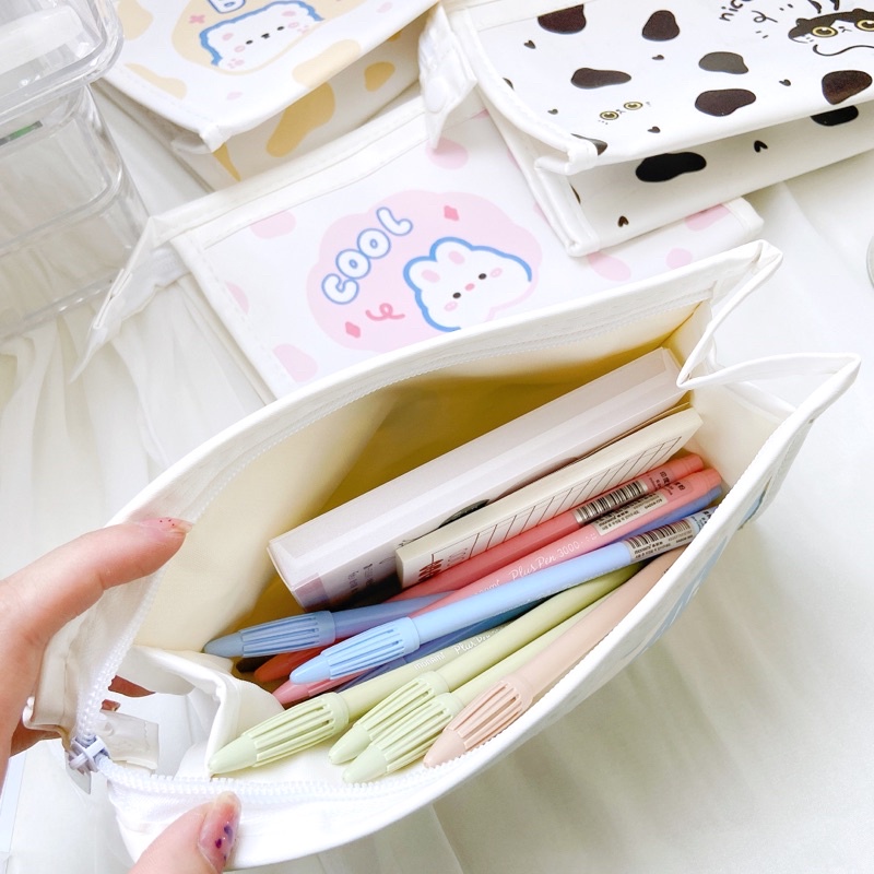 Hộp bút Túi đựng hộp bút sức chứa lớn họa tiết hoạt hình dễ thương